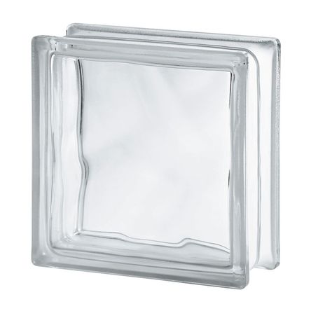 Bloque de vidrio Olas 19x19cm Seves Glassblock Bloque de vidrio Olas 19x19cm Seves Glassblock