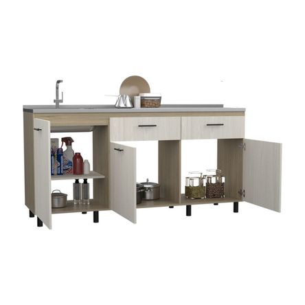 Módulo bajo 180cm Gante con lavadero Tuhome