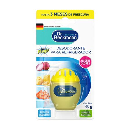 Absorbe olores para refrigerador Limón 40gr Dr. Beckmann