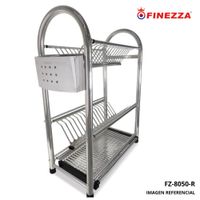 Escurridor de platos acero inoxidable  Finezza (FZ-8050-R)