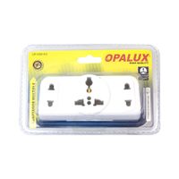 Adaptador Enchufe Múltiple Schuko a 2 Toma Universal OP-609-K3 OPALUX