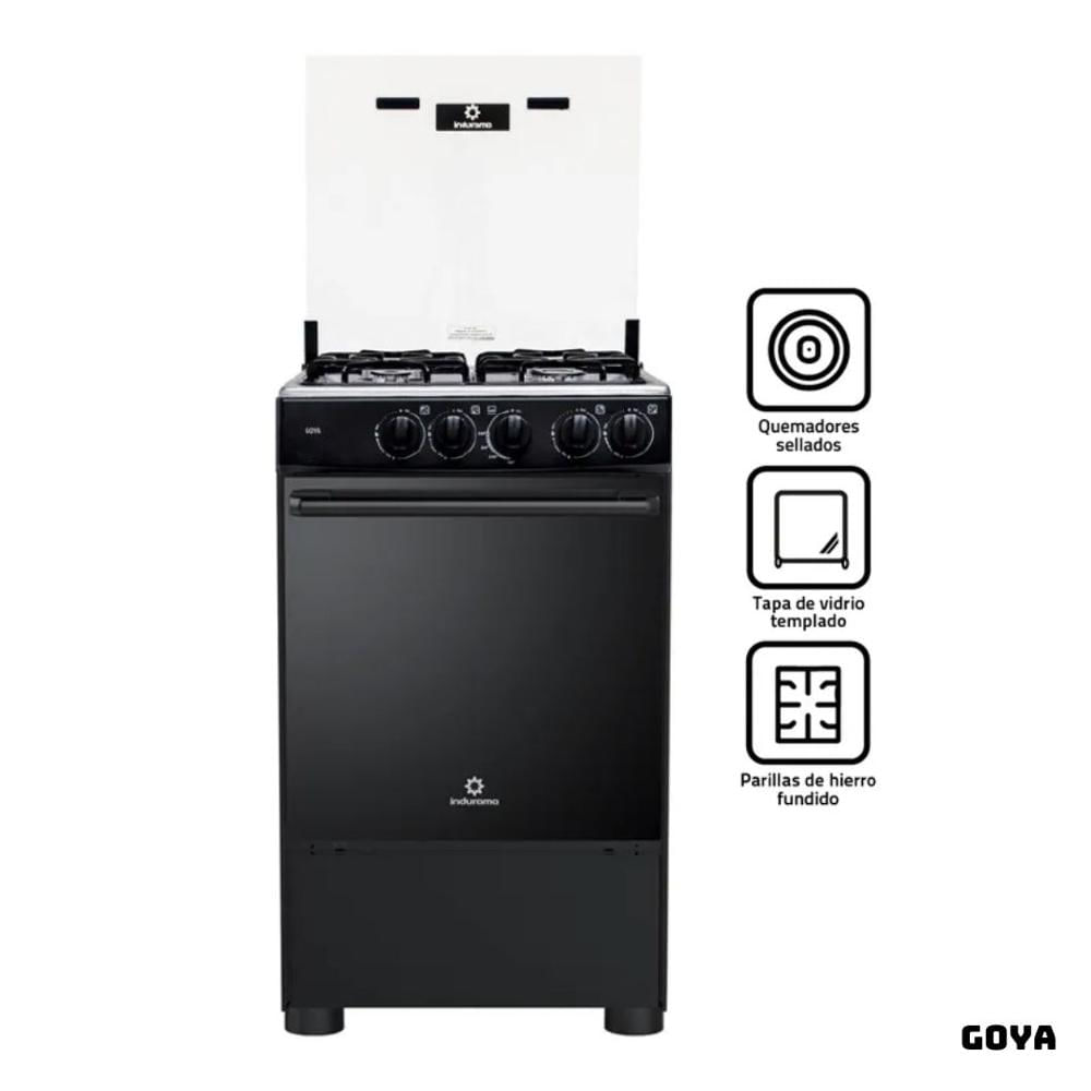Cocina De Pie INDURAMA a Gas 4 Hornillas GOYA