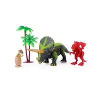 Set De Dinosaurios 4 En 1 Rs003-1 Dinosaurs Island Toys