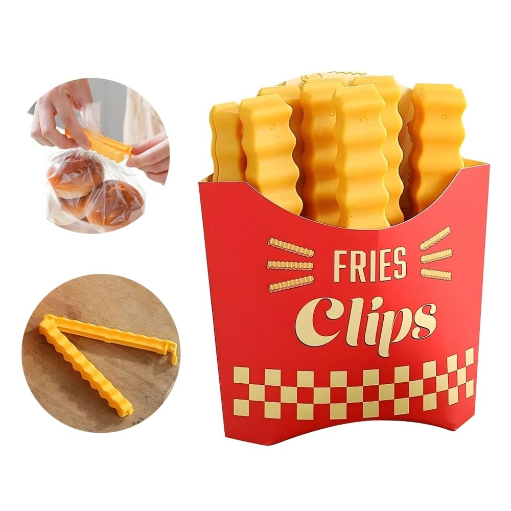 Set De Clips Modelo Papas Fritas  4000001