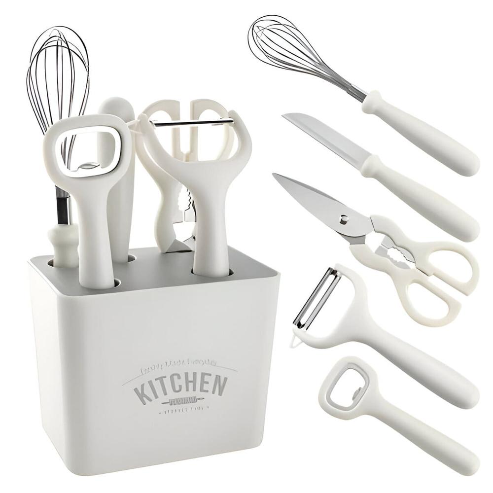 Set de Utensilios Minimalista de 6 Piezas 254BL001