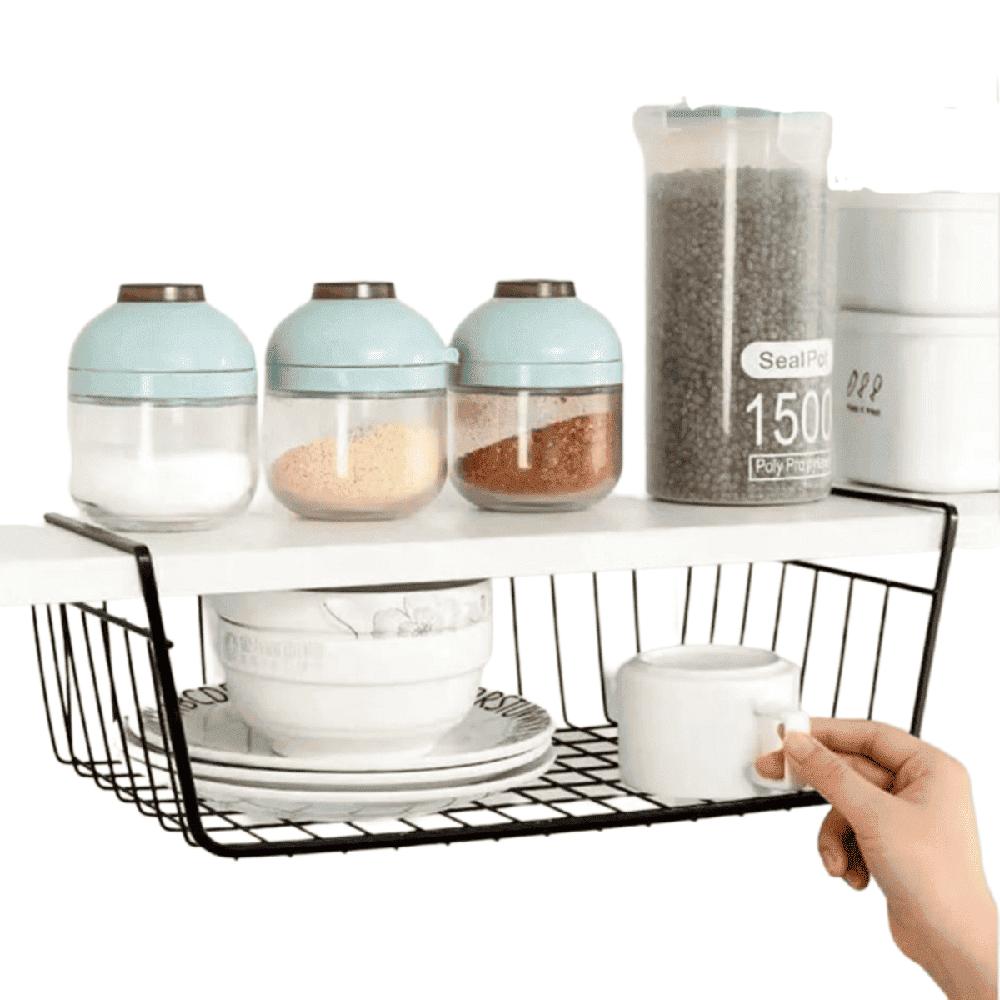 Canastilla Colgante Organizador Multiuso Grande Negro  381NE01