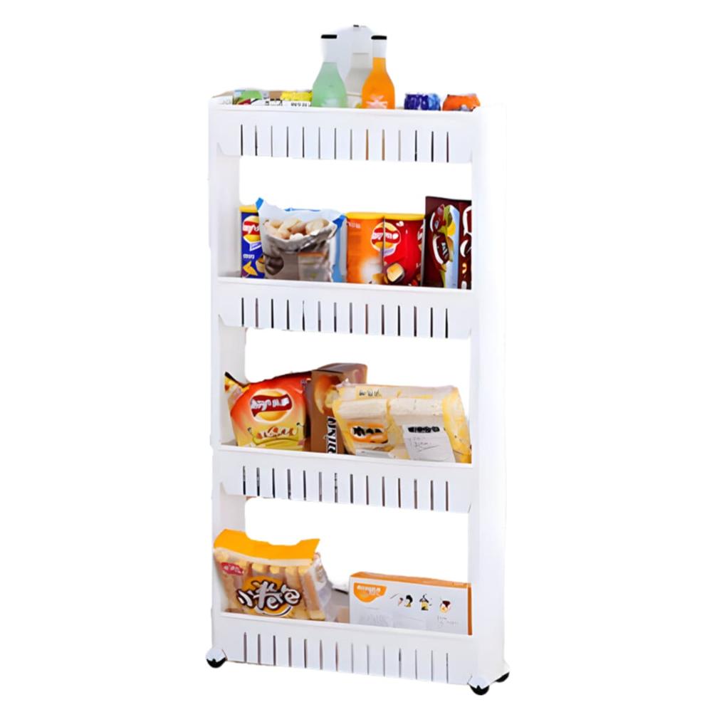 Estante Organizador Lineal Compacto De 4 Niveles Blanco  299EOC01