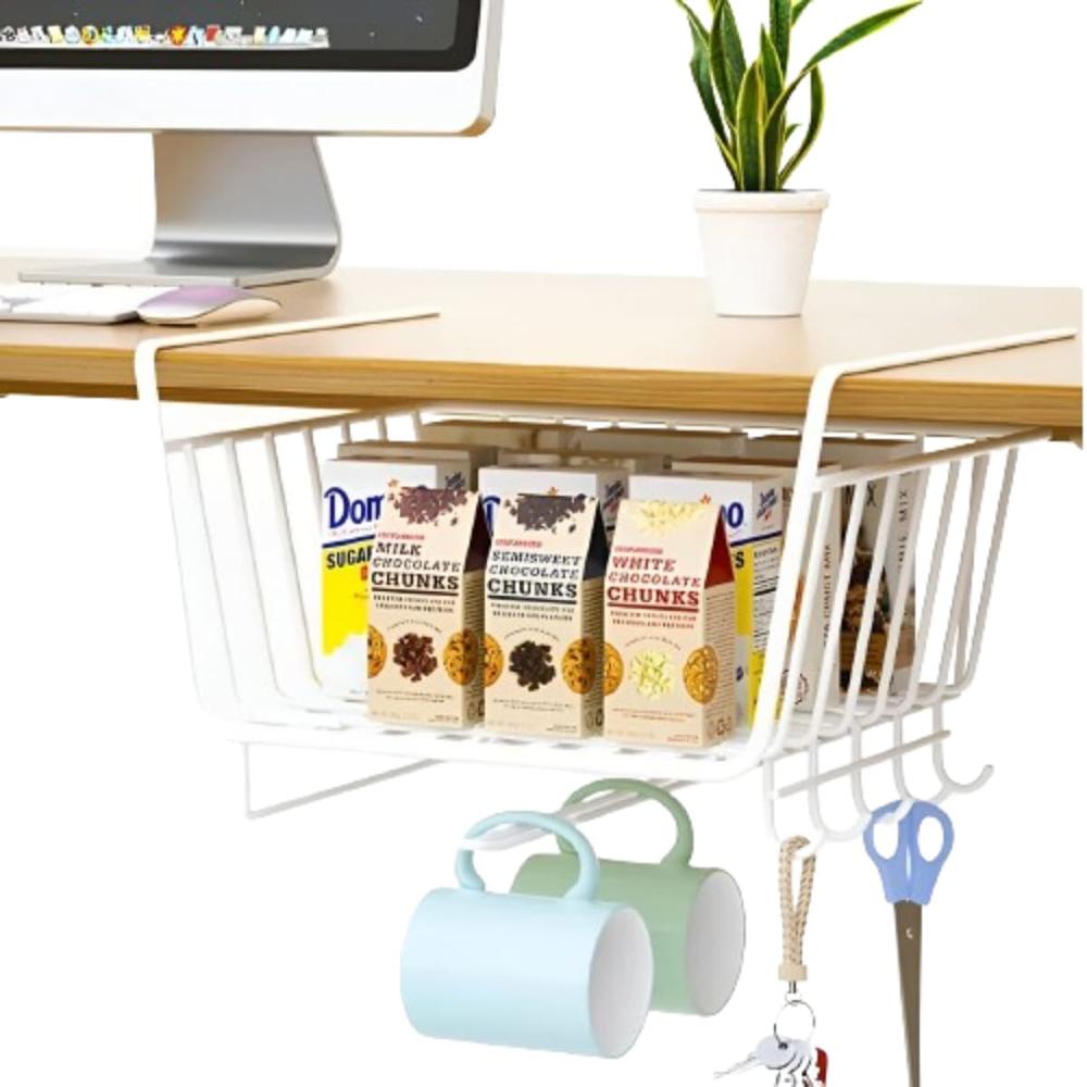 Canastilla Colgante Multiuso 4 En 1 Mediano Blanco  363BL01