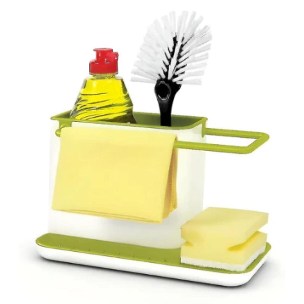Organizador De Cocina Multiuso Con Colgador De Paños Verde 316VR01