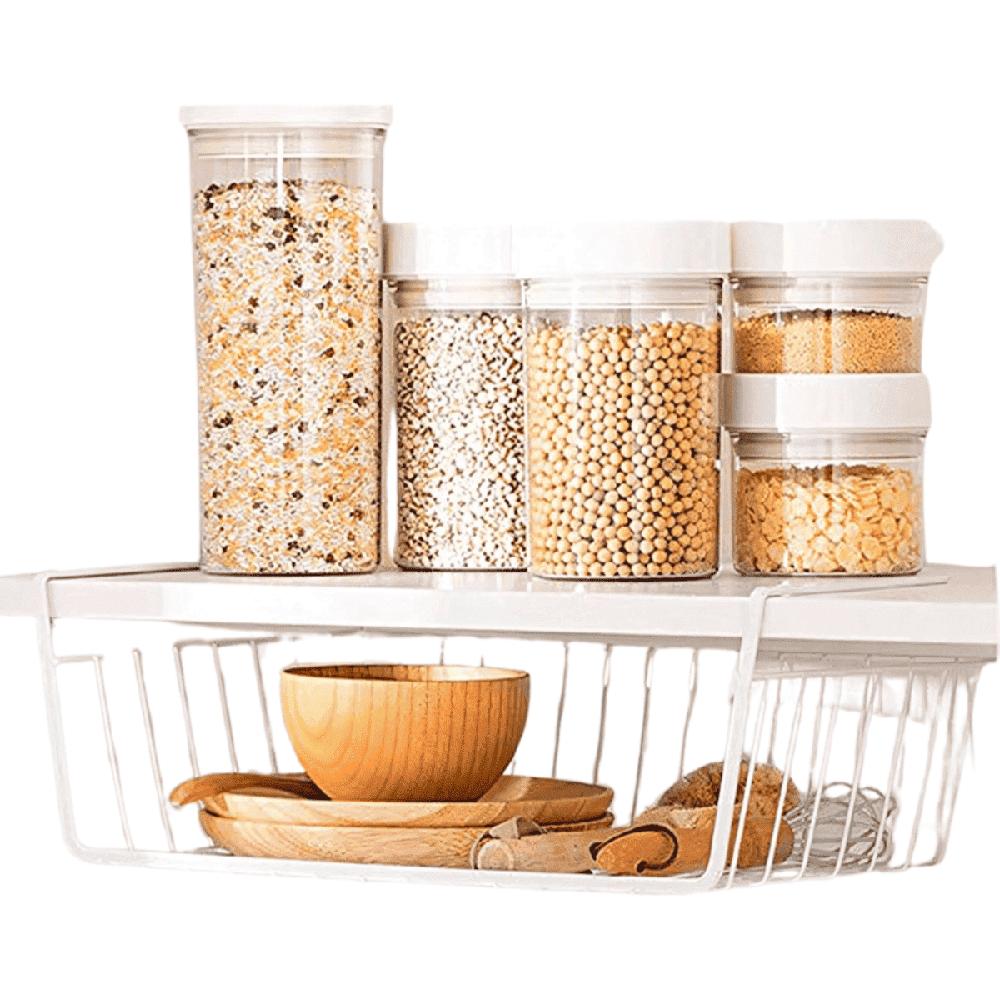 Canastilla Colgante Organizador Multiuso Grande Blanco 380BL02