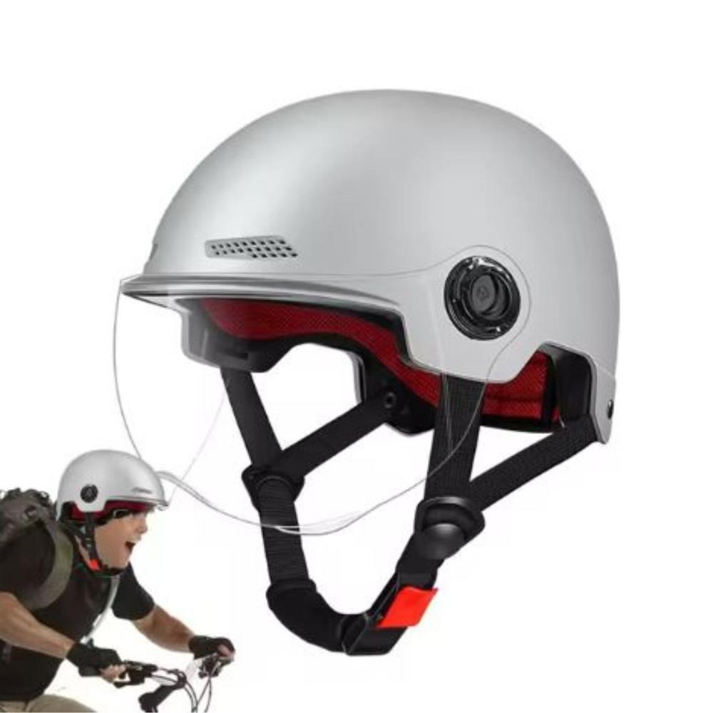 Casco de Protección Deportes Gris Transparente