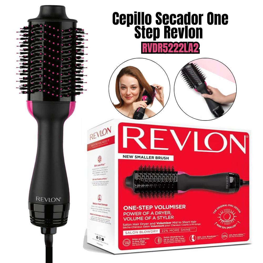 One Step Secador De Cabello Corto Cepillo Revlon One Step Que