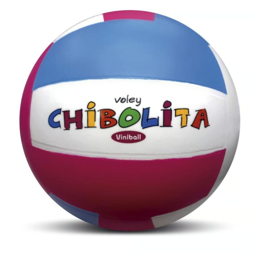 PELOTA DE VOLEY CHIBOLITA TRICOLOR N5 MORADO