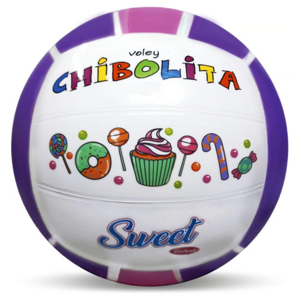 PELOTA DE VOLEY CHIBOLITA SWEET N5 MORADO