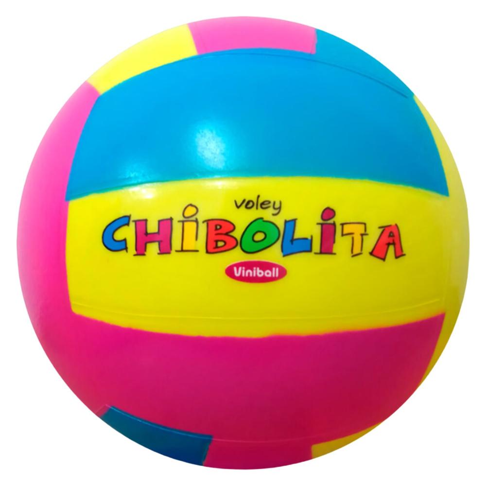 PELOTA DE VOLEY CHIBOLITA TRICOLOR N5 AMARILLO