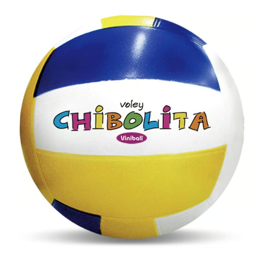 PELOTA DE VOLEY CHIBOLITA TRICOLOR N5 AMARILLO