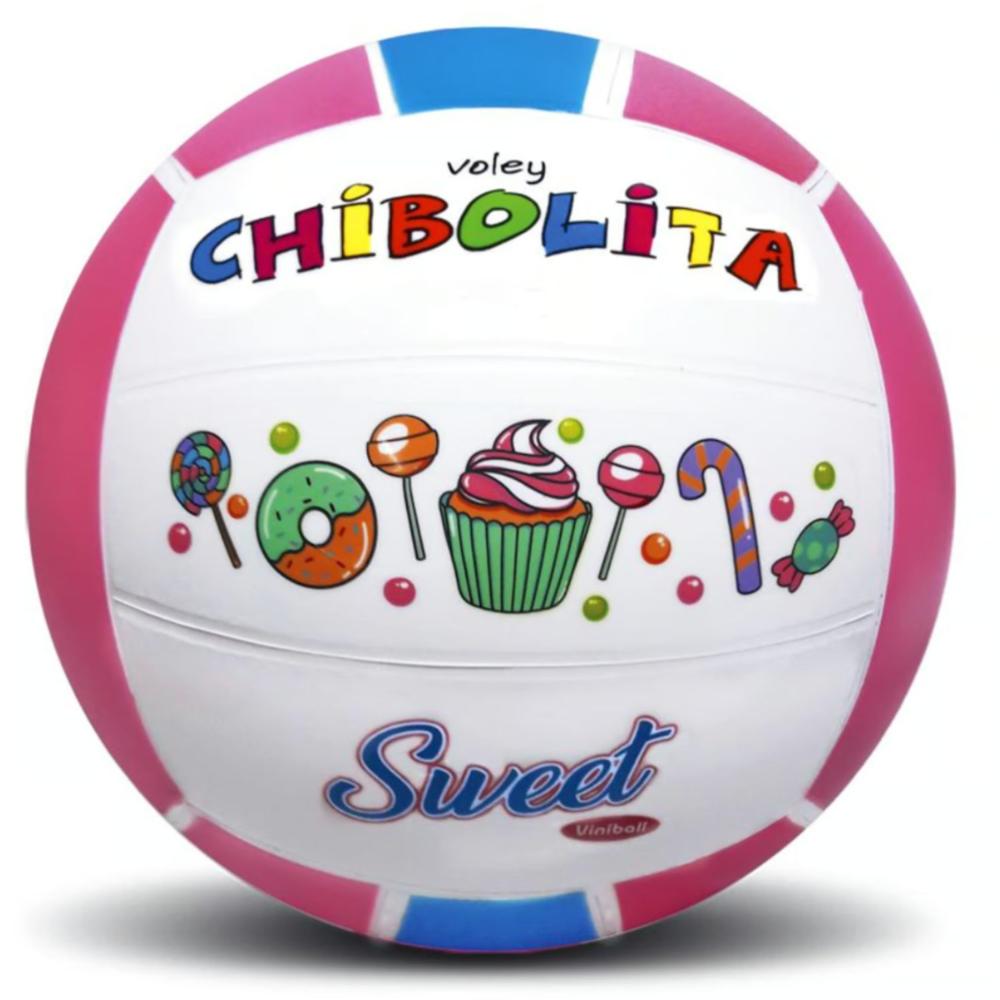 PELOTA DE VOLEY CHIBOLITA SWEET N5 ROSA