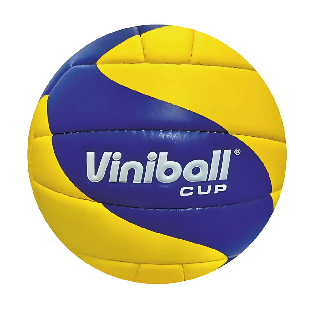 PELOTA DE VOLEY CUERO COSIDO N5 AMARILLO