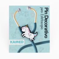 Pin Decorativo para Estetoscopio KAMED Modelo Unicornio