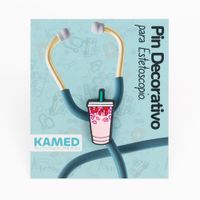 Pin Decorativo para Estetoscopio KAMED Modelo Frappé
