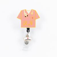 Carrete de Credencial con Clip Diseño Camisa Enfermería