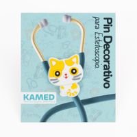 Pin Decorativo para Estetoscopio KAMED Modelo Gato