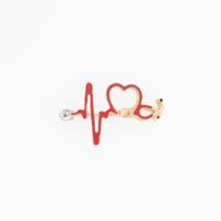 Pin Médico de Metal KAMED Diseño Estetoscopio Signo Vital