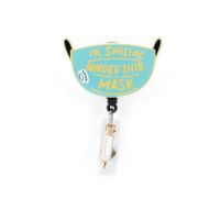 Carrete de Credencial con Clip Diseño Mascarilla