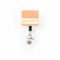 Carrete de Credencial con Clip Diseño Hey Nurse