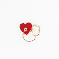 Pin Médico de Metal KAMED Diseño Estetoscopio con Corazón