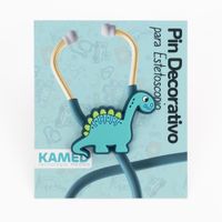 Pin Decorativo para Estetoscopio KAMED Modelo Dinosaurio