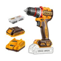 Taladro Atornillador 55nm Incluye Bateria y Cargador Ingco CDLI205582