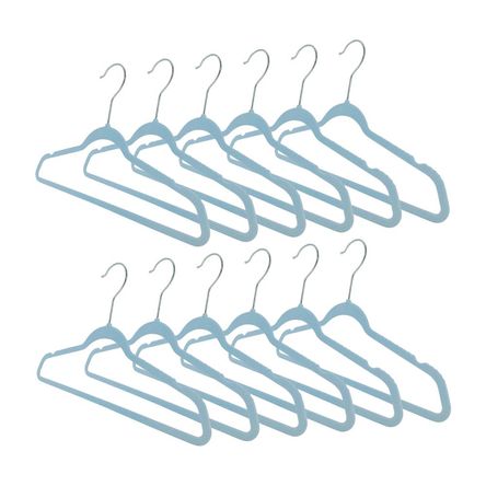 Set x 12 colgadores para niños Celeste Orange Set x 12 colgadores para niños Celeste Orange