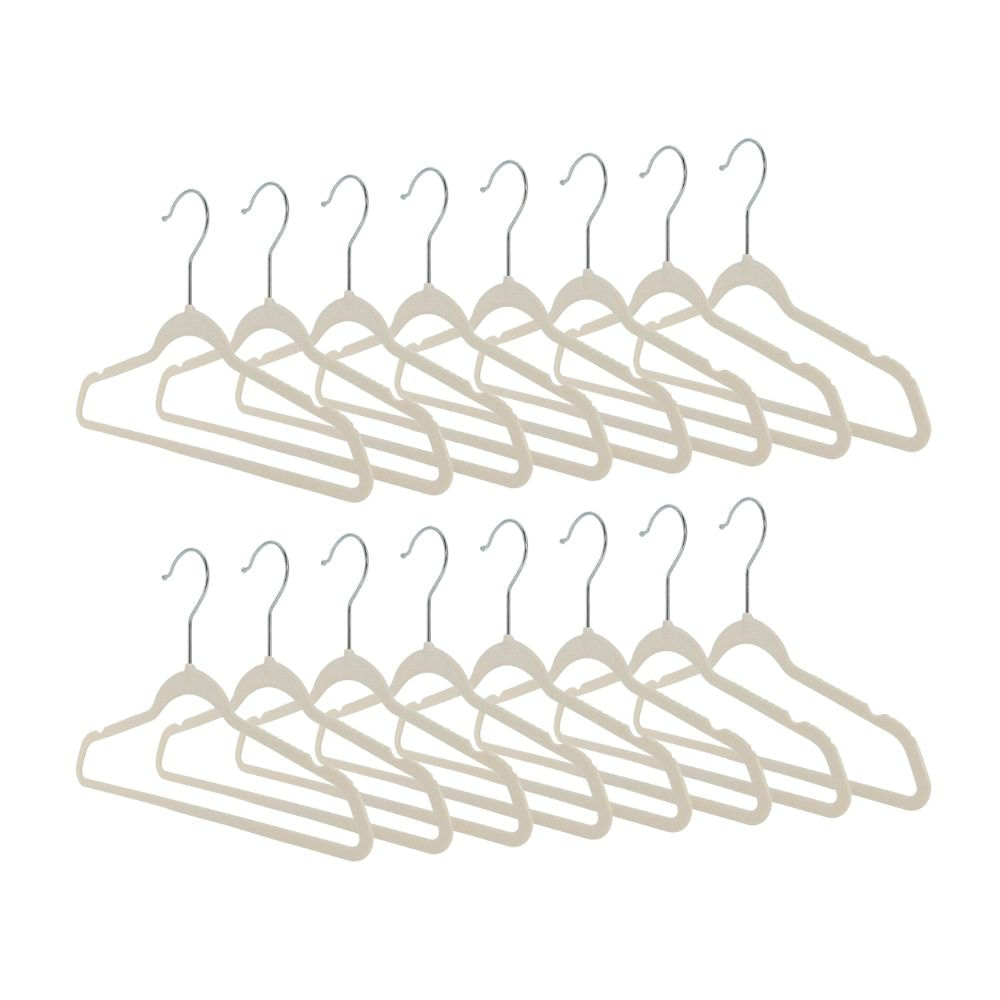 Set x 12 colgadores para niños Blanco