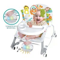 Silla Mecedora  Musical y Vibrador Zaboo Gris