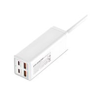Mini Enchufe Portátil LDNIO SC1418 65W - Blanco