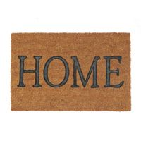 Felpudo de PVC y Coco Home Marrón/Negro 40x60cm Orange