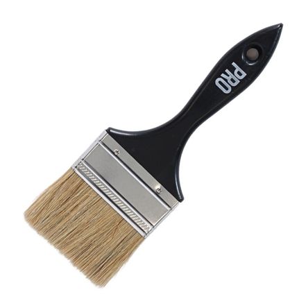 Brocha Multiuso Pro Obra 3' de Fibra Sintética en Negro Brocha Multiuso Pro Obra 3' de Fibra Sintética en Negro