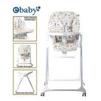 Silla De Comer Graduable Ebaby Harriet Beige