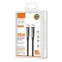 Cable Carga Rápida USB-C 240w 1 metro Ldnio LC921C