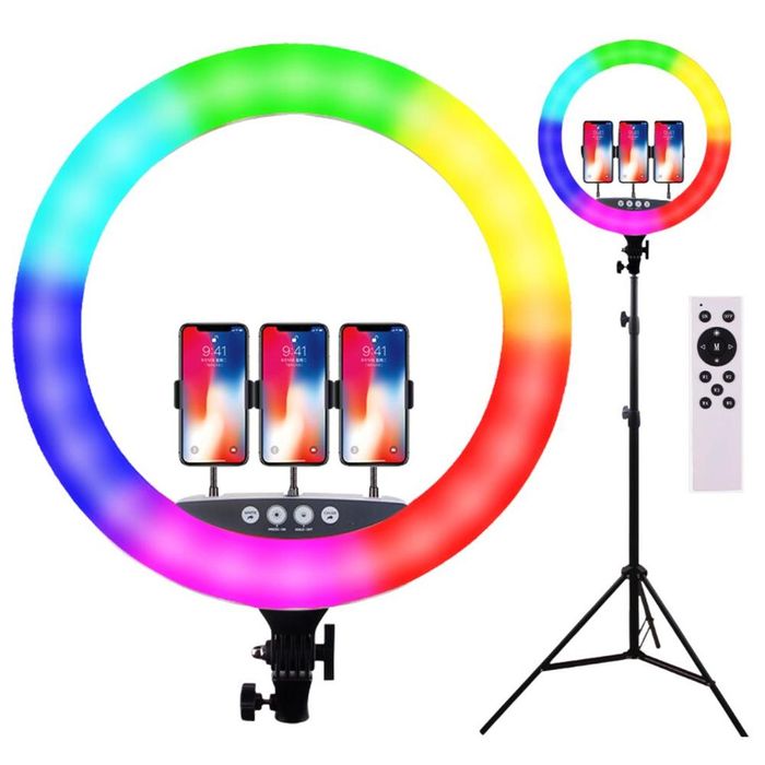 Aro Luz Rgb Multicolor 45 cm Profesional Promart