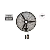 Ventilador de pared 26' TREVELY VT-27C -control remoto - 180W