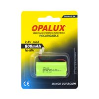 Batería Recargable AAA NI-MH para Teléfono Inalámbrico 800mAH 2.4V DH-800-2.4V OPALUX