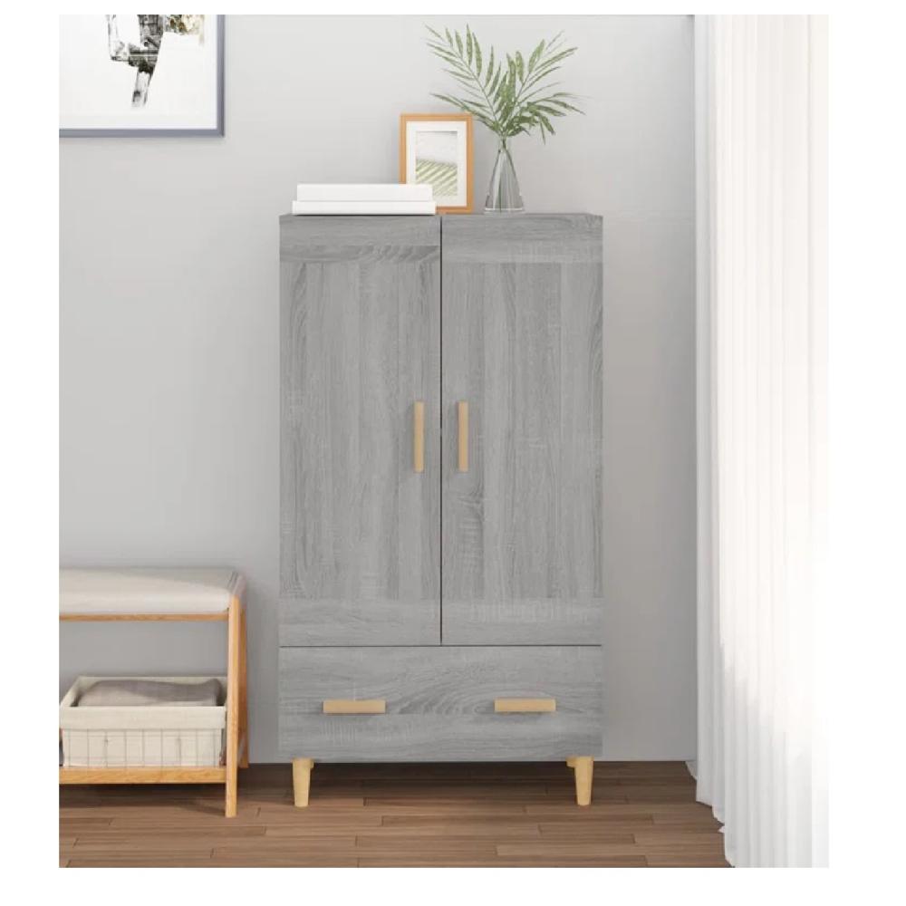 Apàrador Vertical TU MESITA Usman color Gris 2 puertas 1 cajón
