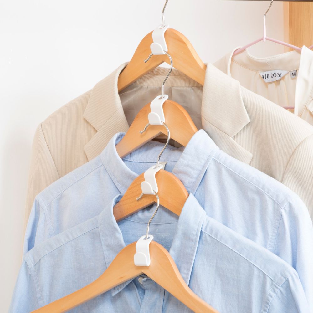 Set 8 clips conectores para colgadores Orange Set 8 clips conectores para colgadores Orange