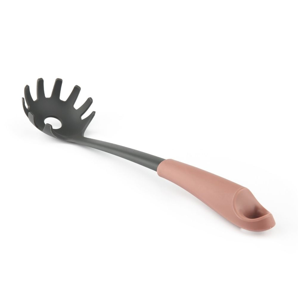 Servidor de Pasta Nylon Orange Utensilio de Cocina Antiadherente Servidor de Pasta Nylon Orange Utensilio de Cocina Antiadherente