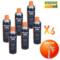 Aceite afloja todo 550 ml, Pack X6 Truper