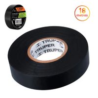 Cinta Aislante negro eléctrico 19mm x 18m Truper Expert