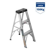 Escalera tijera 2 peldaños 150 Kg, Truper