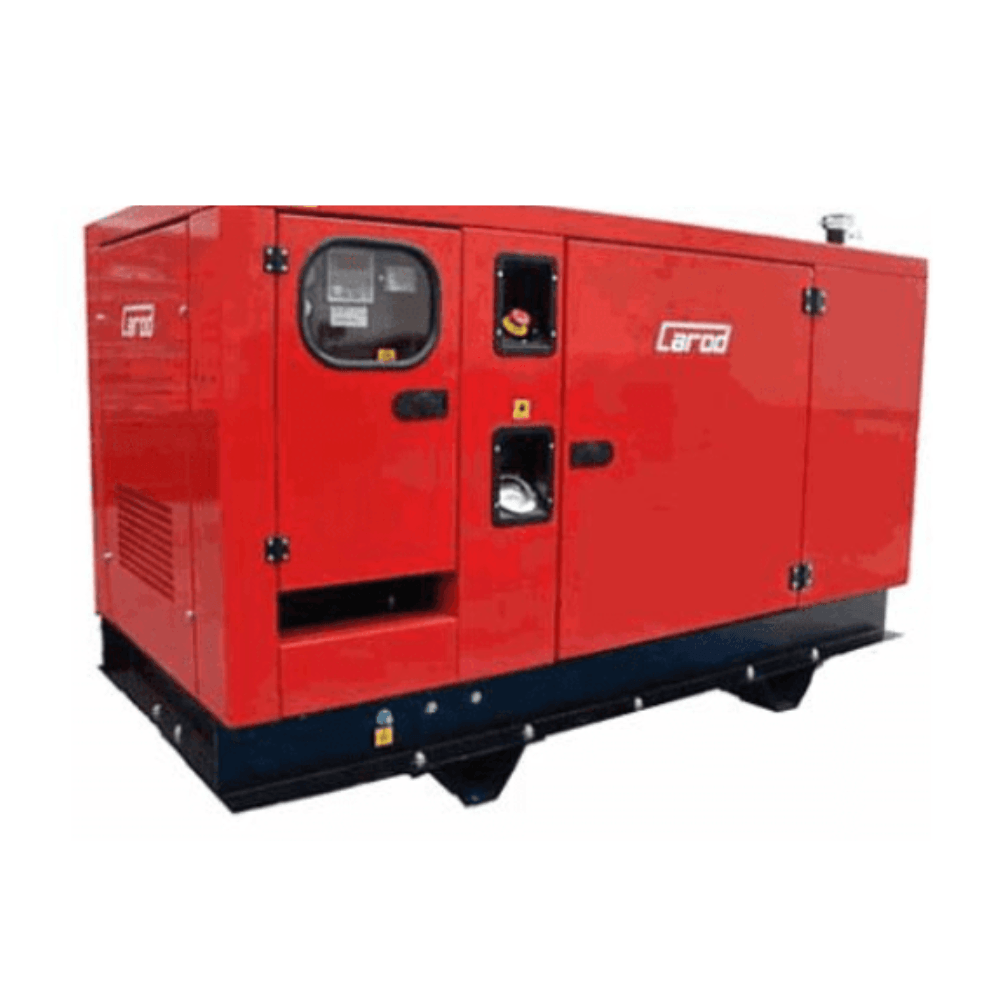 Generador Diesel 24Kw Trifasico Rojo Motor 48 Hp Gf 24Kw
